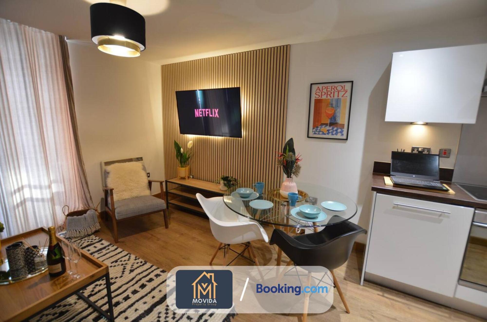 Lgi Stunning 1 Bedroom Apartment By Movida Property Group Short Lets & Serviced Accommodation Leeds  Exterior foto