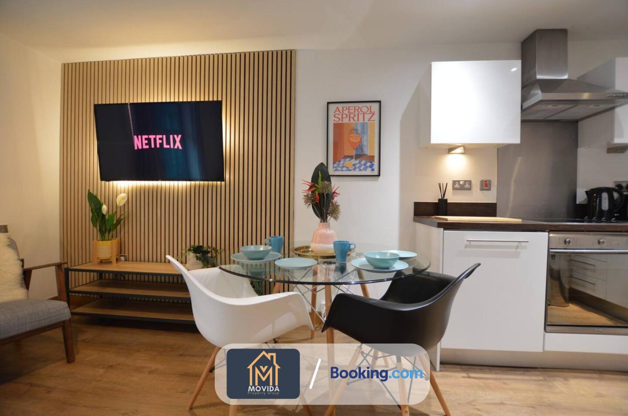 Lgi Stunning 1 Bedroom Apartment By Movida Property Group Short Lets & Serviced Accommodation Leeds  Exterior foto